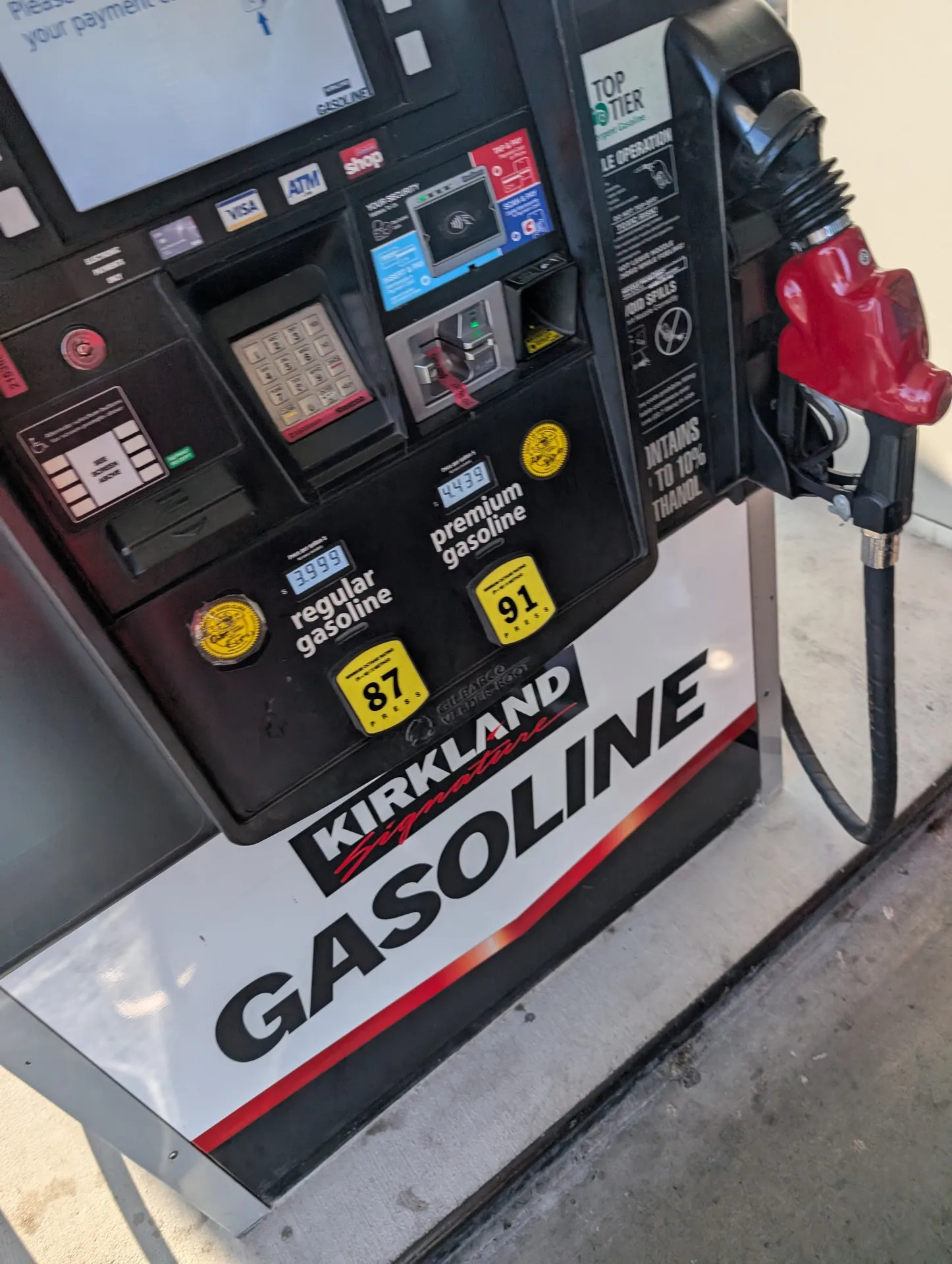 costco kirkland. $58.00, 14.404 gal