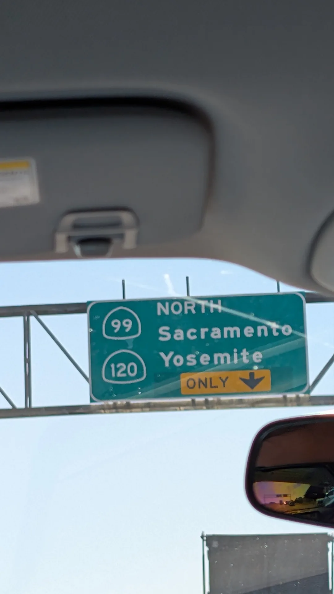 ca-120 yosemite only. the turnoff