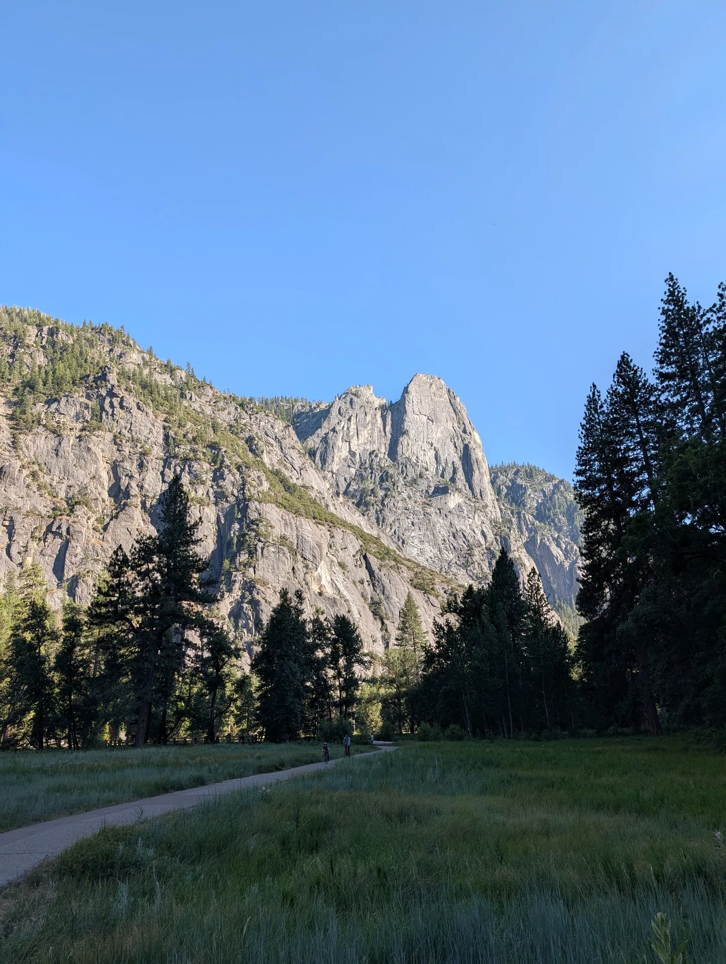 the glorious white peaks and amazing meadows