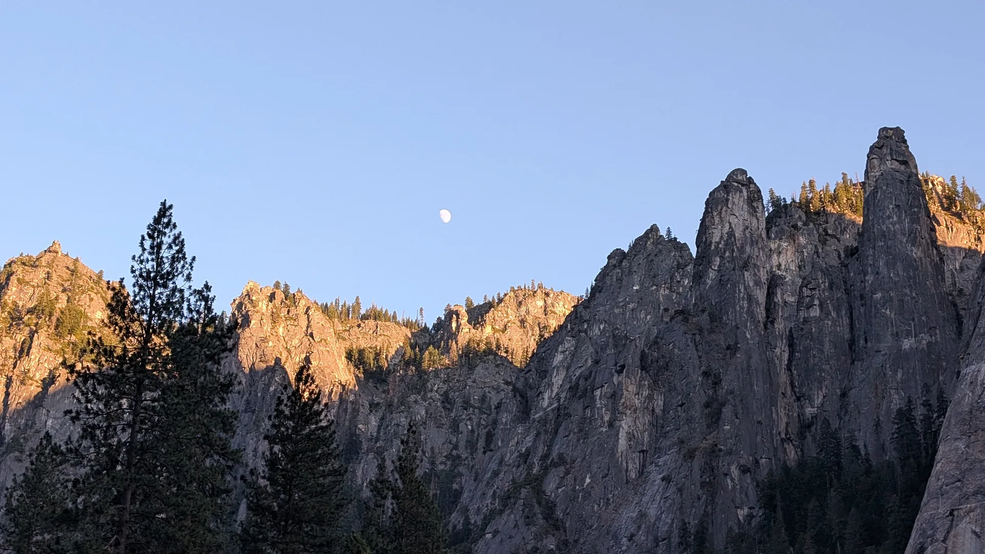 alpenglow along the south wall