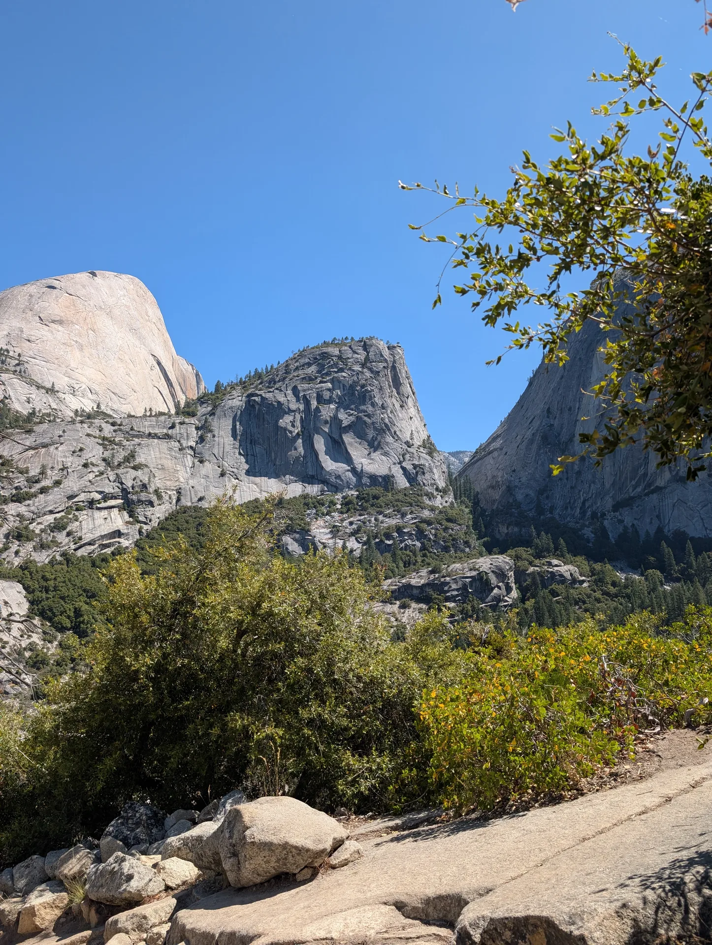 the domes, from the john muir trail