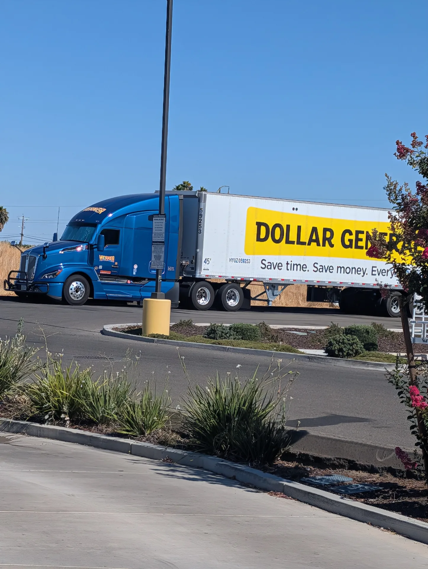 a truck on campus parkway, merced