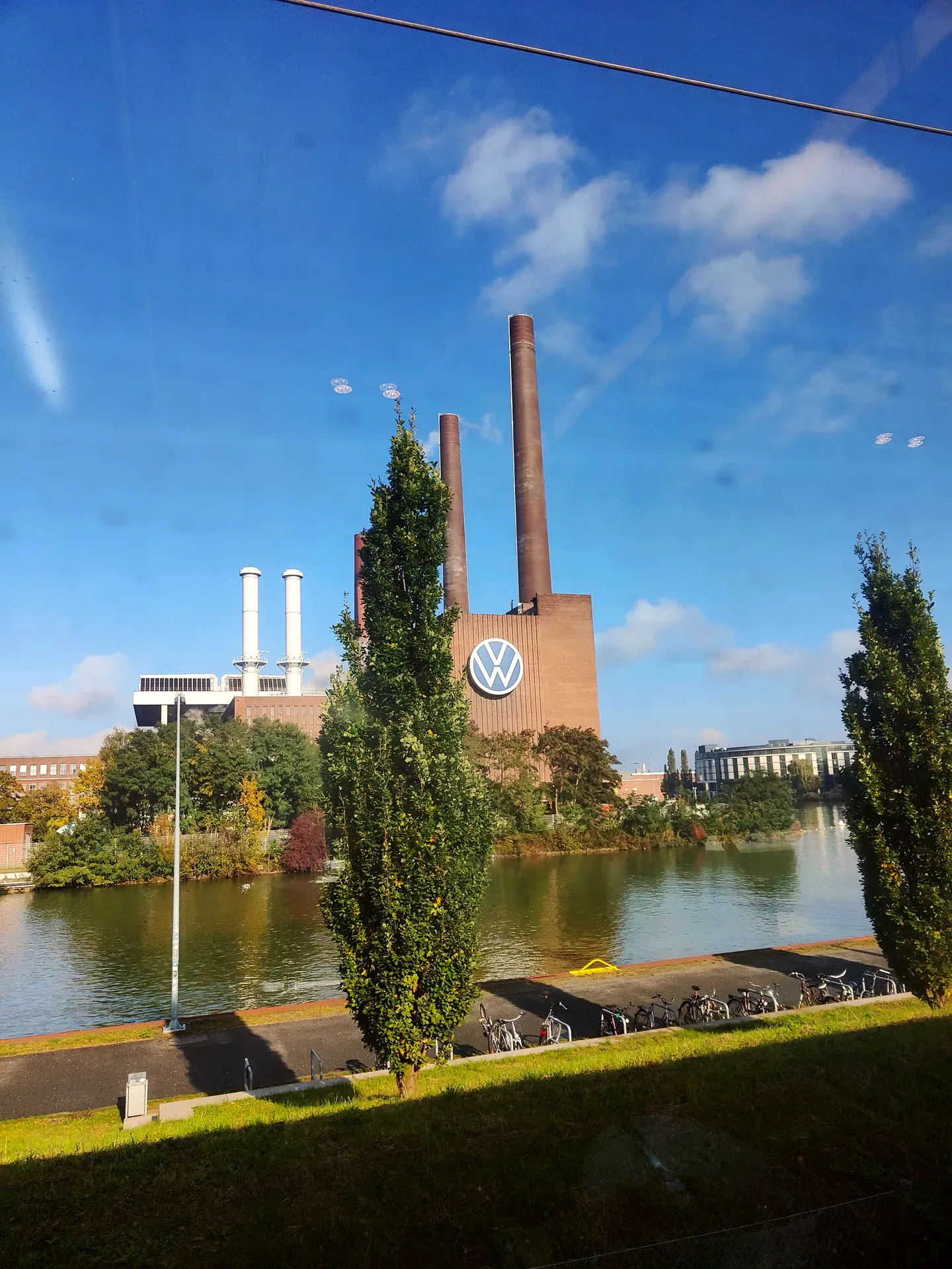 wolfsburg's volkswagen chimneys
