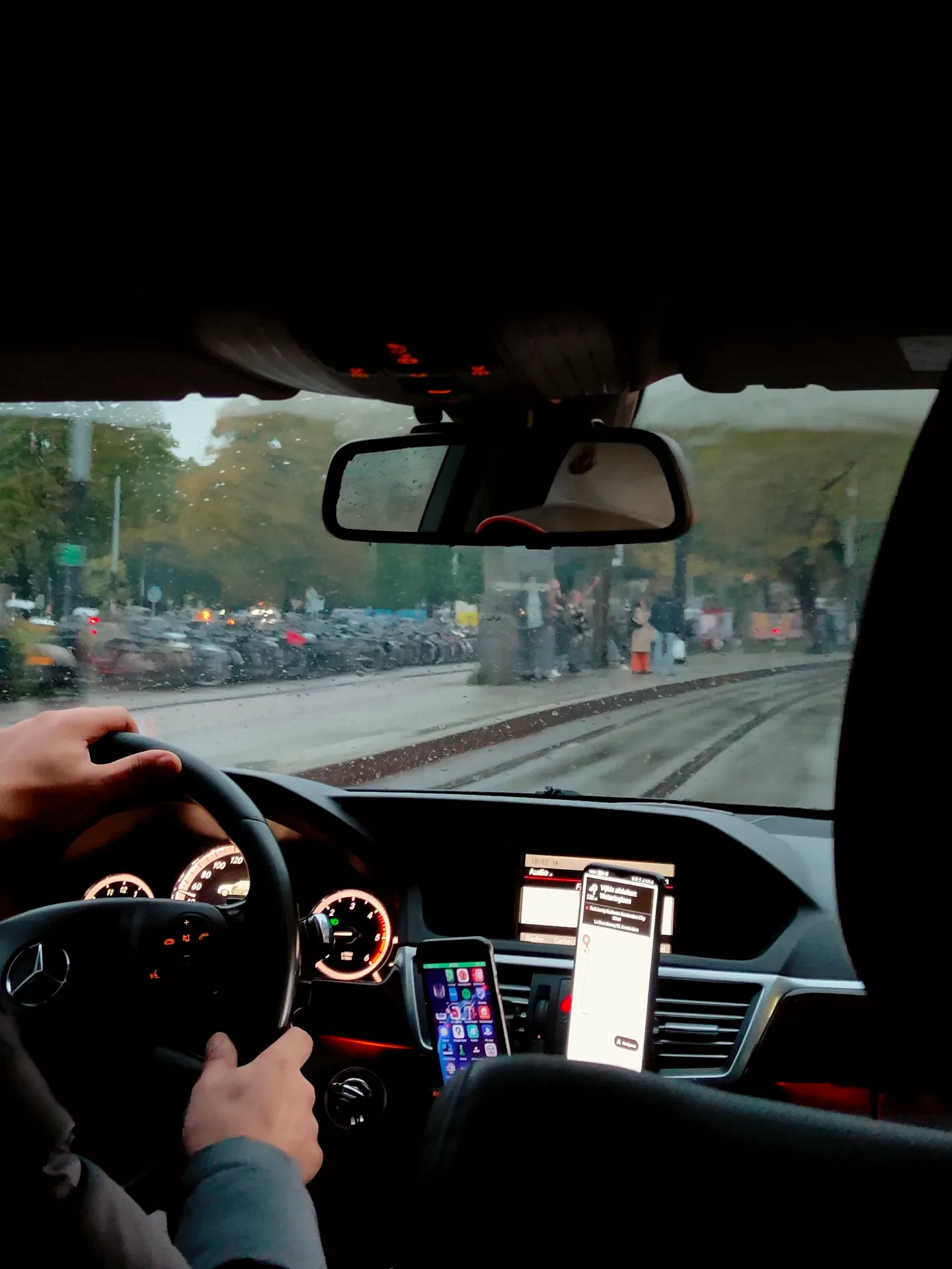 the mercedes uber, homeward