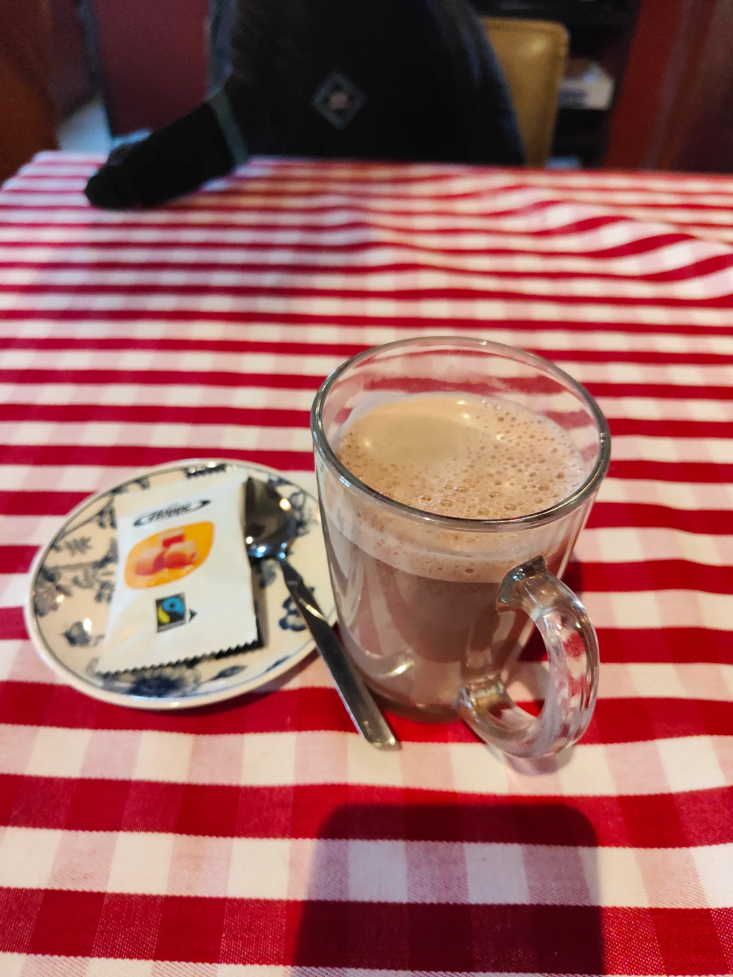 hot chocolate at café de slager