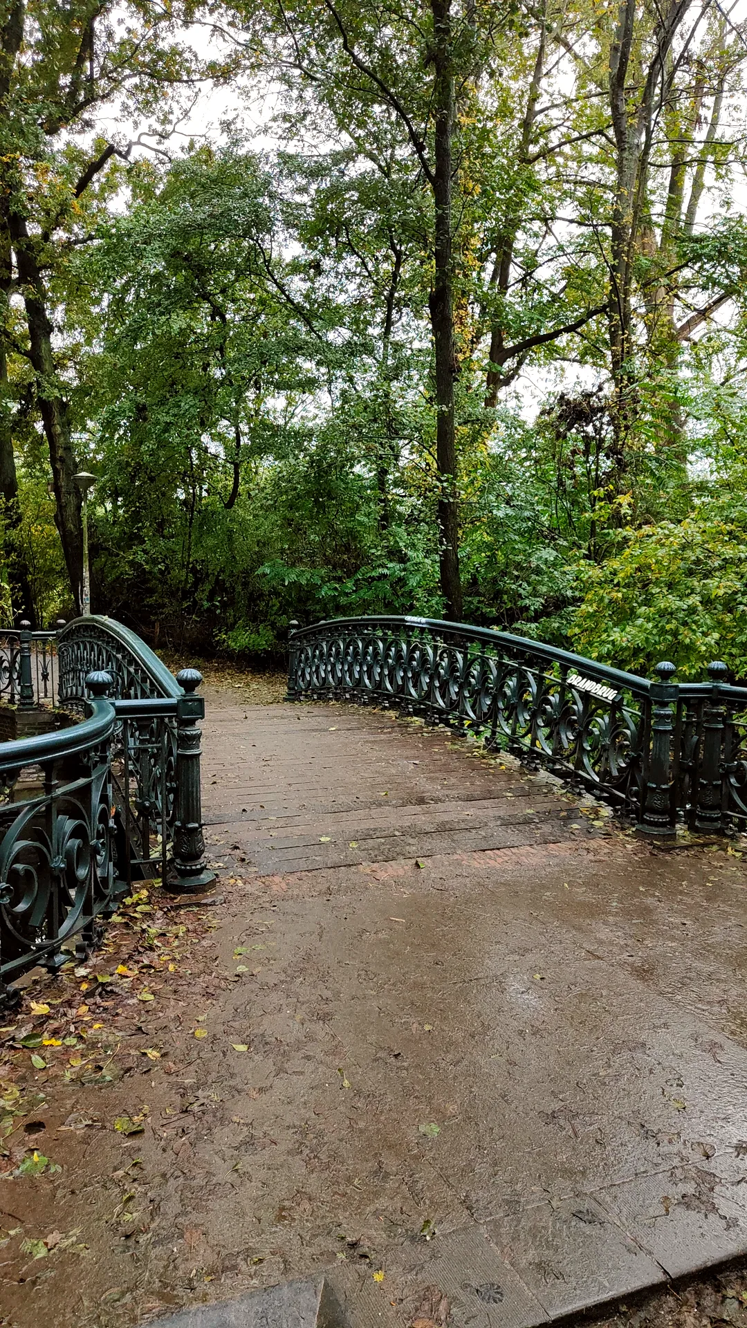 vondelpark's cast-iron bridge