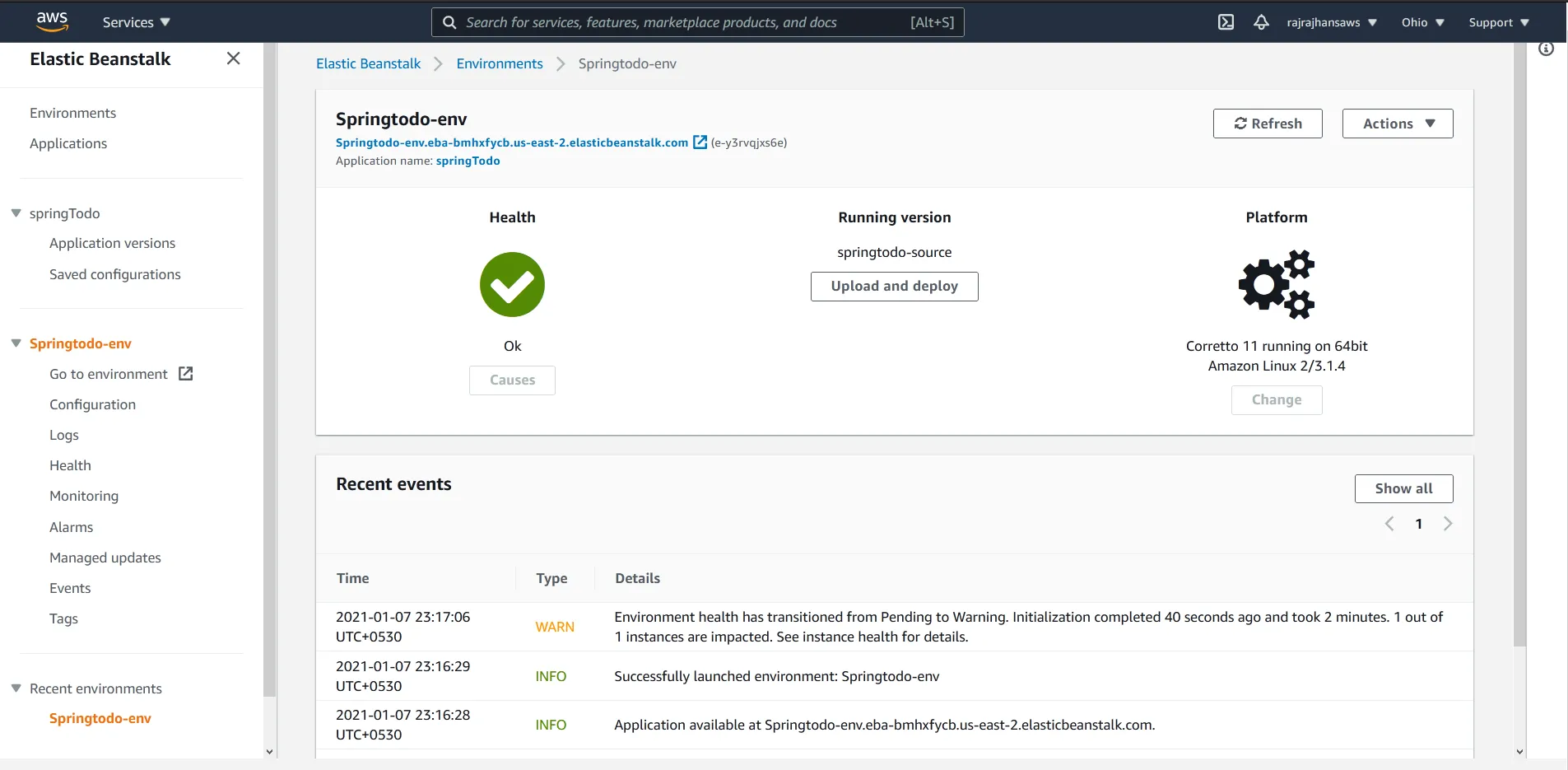 Deploy Spring Boot Application to AWS