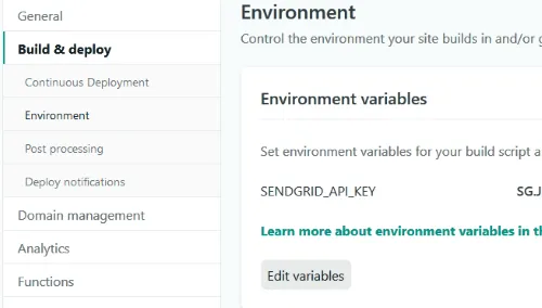 Netlify Environment