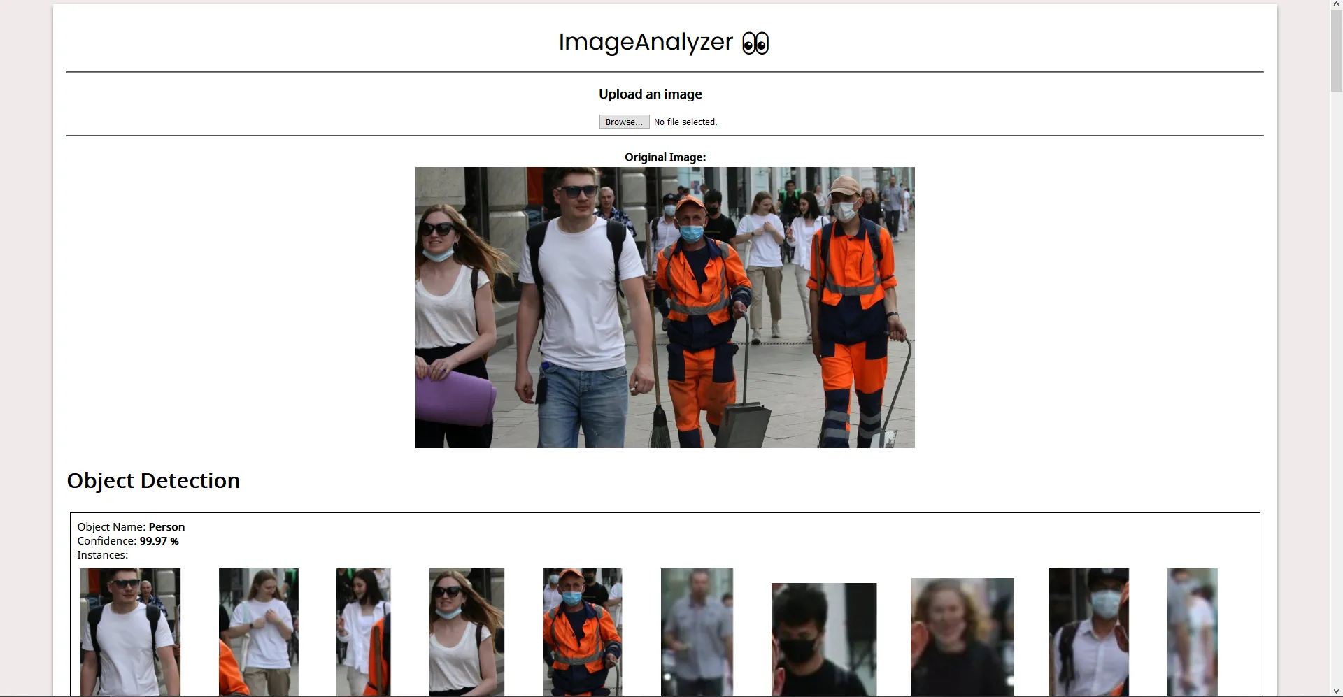 ImageAnalyzer Screenshot