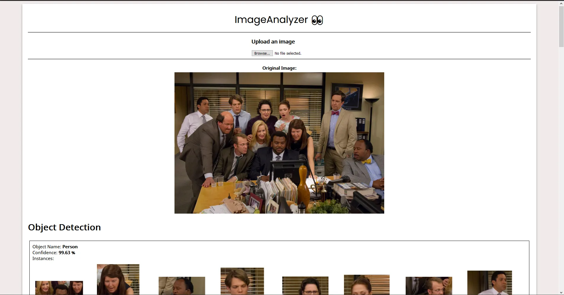 ImageAnalyzer Screenshot
