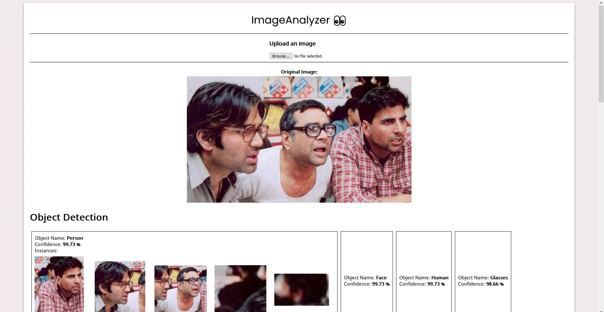 ImageAnalyzer Screenshot