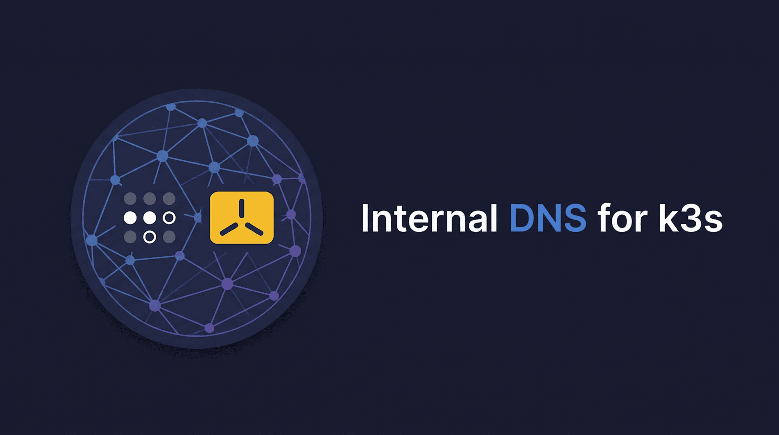 Internal DNS for a k3s Tailscale Cluster