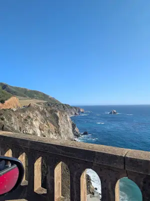 bixby bridge, driving across