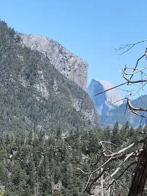 first drop into the valley, from the car window