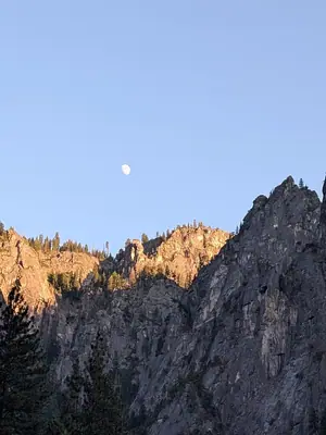 alpenglow along the south wall